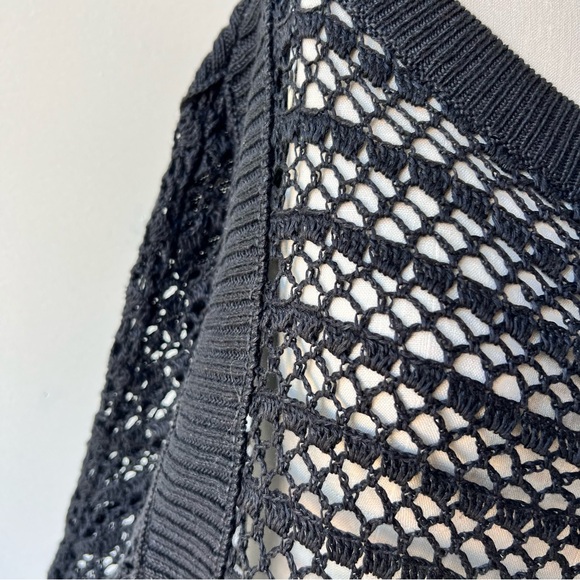 All Saints Spitalfields Crocheted poncho size 12 - Picture 7 of 7